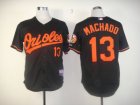 mlb jerseys baltimore orioles #13 machado black