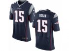 Mens Nike New England Patriots #15 Chris Hogan Elite Navy Blue Team Color NFL Jersey