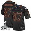 Nike Denver Broncos #87 Eric Decker Lights Out Black Super Bowl XLVIII NFL Elite Jersey