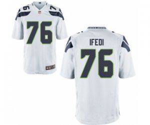 Men\'s Nike Seattle Seahawks #76 Germain Ifedi Game White NFL Jersey