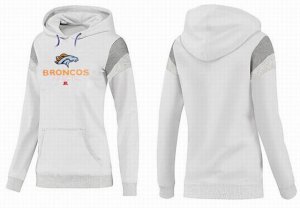 Women Denver Broncos Logo Pullover Hoodie-004