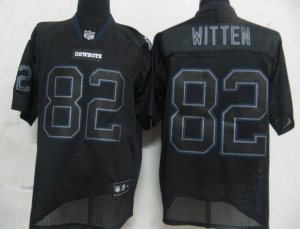 nfl dallas cowboys #82 witten black[lights out]