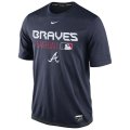 MLB Men's Atlanta Braves Nike Legend Issue Performance T-Shirt - Navy