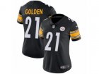 Women Nike Pittsburgh Steelers #21 Robert Golden Vapor Untouchable Limited Black Team Color NFL Jersey