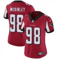 Nike Falcons #98 Takkarist McKinley Red Women Vapor Untouchable Limited Jersey