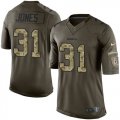 Nike Washington Redskins #31 Matt Jones Green Salute to Service Jerseys(Limited)