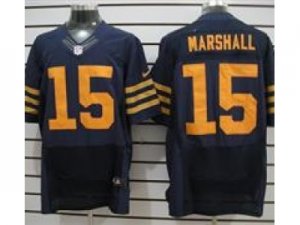 Nike NFL Chicago Bears #15 Brandon Marshall Dk.Blue Elite jerseys