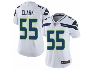Women Nike Seattle Seahawks #55 Frank Clark Vapor Untouchable Limited White NFL Jersey