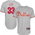 philadelphia phillies #33 cliff lee gray