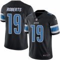 Mens Nike Detroit Lions #19 Andre Roberts Limited Black Rush NFL Jersey