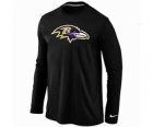Nike Baltimore Ravens Logo Long Sleeve T-Shirt black