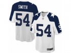 Youth Nike Dallas Cowboys #54 Jaylon Smith Game White Throwback Alternate NFL Jersey