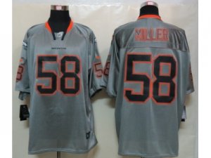 Nike NFL Denver Broncos #58 Von Miller Lights Out Grey Jerseys(Elite)