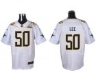 2016 Pro Bowl Nike Dallas Cowboys #50 Sean Lee white Jerseys(Elite)