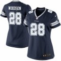 Women's Nike Dallas Cowboys #28 Darren Woodson Limited Navy Blue Team Color NFL Jersey