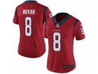Women Nike Houston Texans #8 Nick Novak Vapor Untouchable Limited Red Alternate NFL Jersey