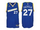 Mens Golden State Warriors #27 Zaza Pachulia 2016-17 Crossover Alternate Blue New Swingman Jersey