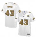 Women Nike Denver Broncos #43 T.J. Ward White NFL Pro Line Super Bowl 50 Fashion Jersey
