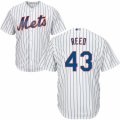 Men's Majestic New York Mets #43 Addison Reed Authentic White Home Cool Base MLB Jersey