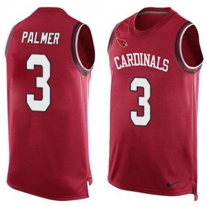 Nike Arizona Cardinals #3 Carson Palmer Red Team Color Men\'s Stitched NFL Limited Tank Top Jersey