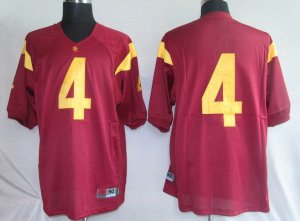 NCAA [USC Trojans] jerseys #4 Red