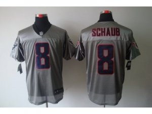 Nike NFL Houston Texans #8 Matt Schaub Grey Jerseys[Shadow Elite]