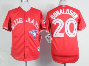 mlb toronto blue jays #20 donaldson red jerseys