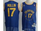 NBA Golden State Warriors #17 Chris Mullin Blue Soul Swingman Throwback