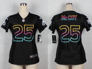 Nike women Philadelphia Eagles #25 McCoy black jerseys[nike fashion]