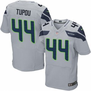 Men\'s Nike Seattle Seahawks #44 Tani Tupou Elite Grey Alternate NFL Jersey