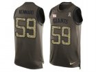 Mens Nike New York Giants #59 Devon Kennard Limited Green Salute to Service Tank Top NFL Jerseyy