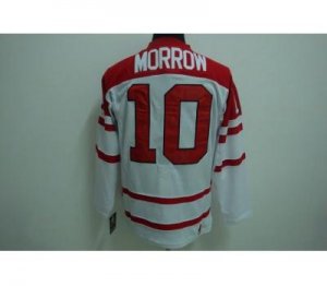 nhl team canada #10 morrow 2010 olympic white