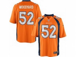 Nike Denver Broncos #52 Wesley Woodyard Orange Jerseys(Game)