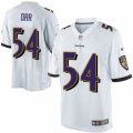 Mens Nike Baltimore Ravens #54 Zach Orr Limited White NFL Jersey