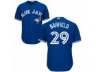 Youth Majestic Toronto Blue Jays #29 Jesse Barfield Authentic Blue Alternate MLB Jersey