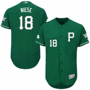 Men\'s Majestic Pittsburgh Pirates #18 Jon Niese Green Celtic Flexbase Authentic Collection MLB Jersey