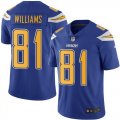 Nike Chargers #81 Mike Williams Royal Color Rush Limited Jersey