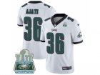 Nike Philadelphia Eagles #36 Jay Ajayi White Super Bowl LII Champions Men Stitched NFL Vapor Untouchable Limited Jersey