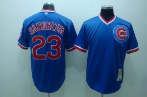 mlb chicago cubs #23 sandberg m&n blue