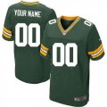 Youth Nike Green Bay Packers Customized Elite Green Team Color NFL Jersey