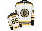 Mens Reebok Boston Bruins #86 Kevan Miller Authentic White Away NHL Jersey