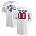 Carolina Panthers NFL Pro Line by Fanatics Branded Any Name & Number Banner Wave T-Shirt White