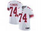 Mens Nike New York Giants #74 Ereck Flowers Vapor Untouchable Limited White NFL Jersey