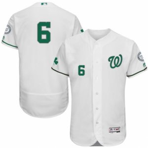 Mens Majestic Washington Nationals #6 Anthony Rendon White Celtic Flexbase Authentic Collection MLB Jersey