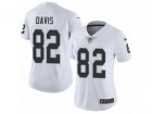 Women Nike Oakland Raiders #82 Al Davis Vapor Untouchable Limited White NFL Jersey