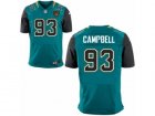 Mens Jacksonville Jaguars #93 Calais Campbell Nike Green Elite Jersey