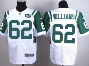 Nike New York Jets #62 Leonard Williams White Men Stitched NFL Elite Jersey