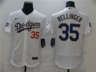 Dodgers #35 Cody Bellinger White Nike 2021 Gold Program Flexbase Jersey