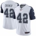 Youth Nike Dallas Cowboys #42 Barry Church Limited White Rush NFL Jersey