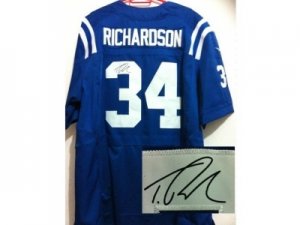 Nike jerseys indianapolis colts #34 richardson blue[Elite signature]